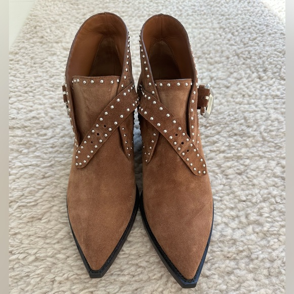 Givenchy suede western studded ankle boots size 37 - Picture 1 of 6